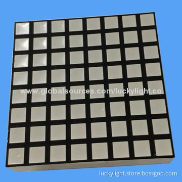 1.2-inch 8 x 8 Bi-color Dot-matrix LED Display with 625nm and 572nm Dominant Wavelength